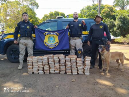 CARGA DE ENTORPECENTES AVALIADA EM MILHÕES É LOCALIZADA PELA PRF EM ARAGUAÍNA