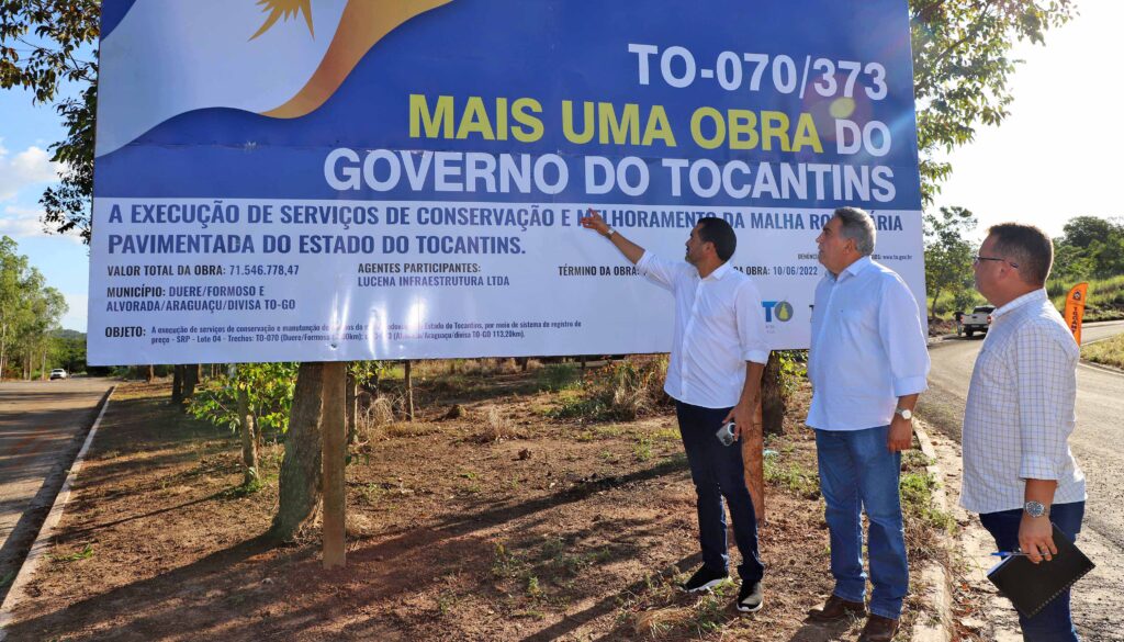 EM 100 DIAS DE GESTÃO, GOVERNADOR WANDERLEI BARBOSA GARANTE R$ 1 BILHÃO PARA RODOVIAS E REFORÇA INVESTIMENTOS EM SEGURANÇA PÚBLICA NO TOCANTINS
