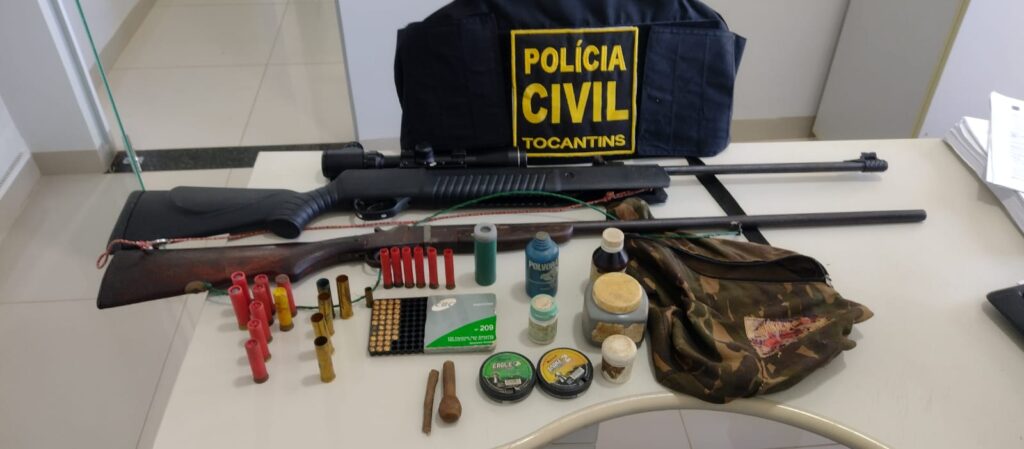 APÓS PRATICAR VIOLÊNCIA DOMÉSTICA, HOMEM É PRESO PELA POLÍCIA CIVIL POR POSSE DE ARMAS DE FOGO EM LUZIMANGUES