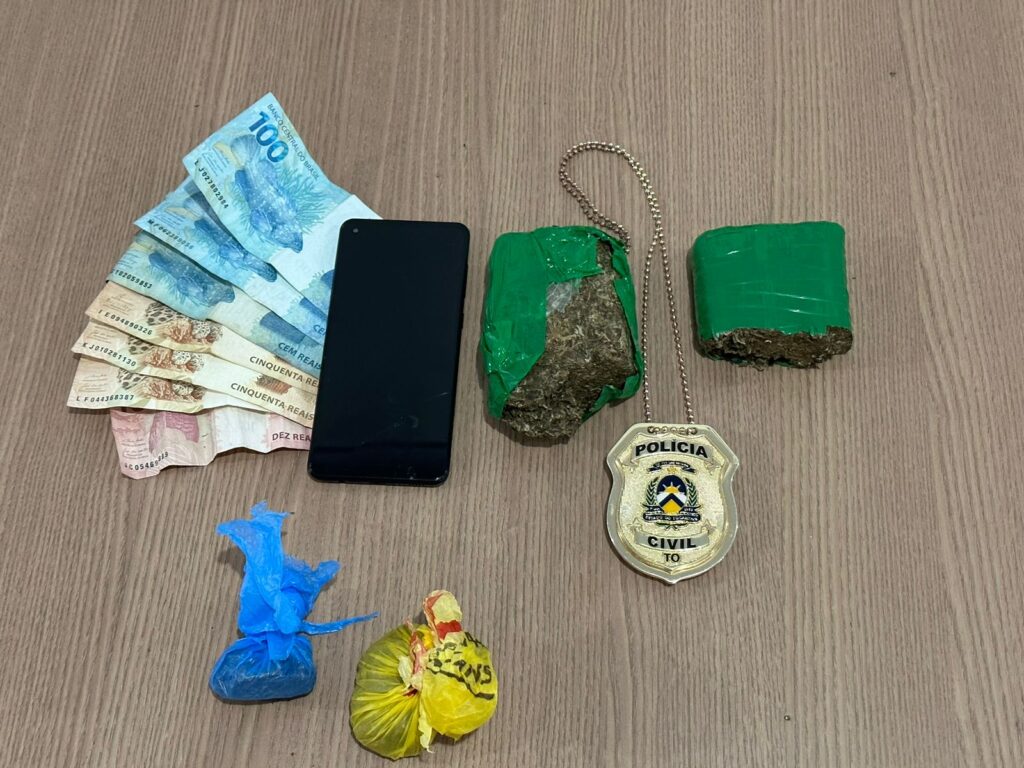 HOMEM É PRESO POR TRÁFICO DE DROGAS EM PARAÍSO DO TOCANTINS