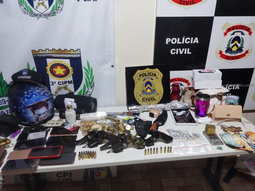 POLÍCIA CIVIL PRENDE OITO PESSOAS POR CRIMES DIVERSOS E APREENDE ARMAS DE FOGO, MUNIÇÕES E DROGAS