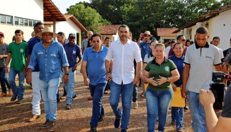GOVERNADOR WANDERLEI BARBOSA VISITA COLÉGIO AGROPECUÁRIO DE ALMAS E PROJETA OBRAS DE MELHORIAS NA UNIDADE