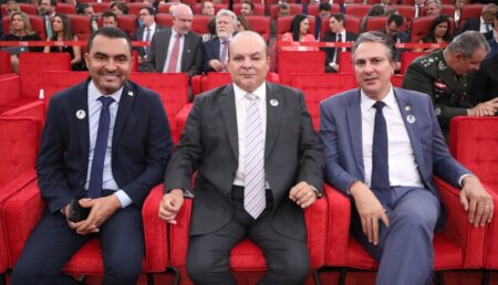 GOVERNADOR WANDERLEI BARBOSA PARTICIPA DA POSSE DA NOVA MINISTRA DO TRIBUNAL SUPERIOR ELEITORAL