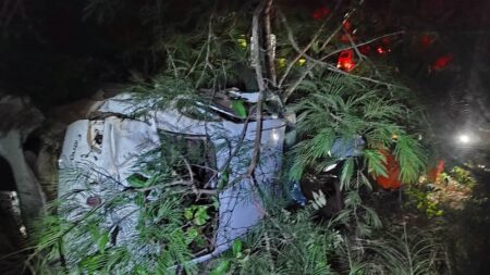 MOTORISTA FICA FERIDO APÓS CARRO CAPOTAR NA TO – 335
