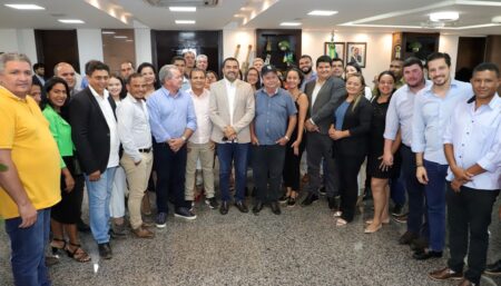 GOVERNADOR WANDERLEI BARBOSA RECEBE PREFEITOS E VEREADORES DE MATO GROSSO PARA DISCUTIR PARCERIA NA ÁREA DA SAÚDE