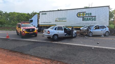 ACIDENTE DEIXA UMA VÍTIMA FATAL NA BR-153