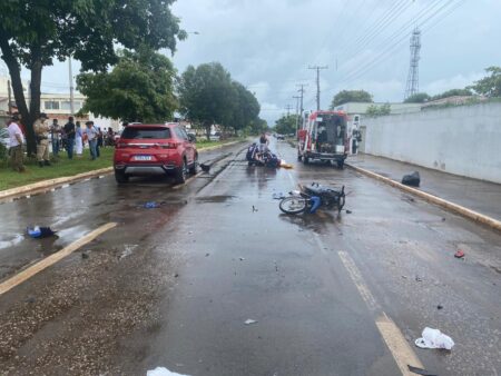 MOTOCICLISTA MORRE APÓS COLIDIR COM CARRO EM PORTO NACIONAL