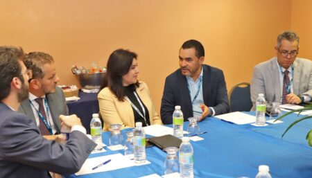NA REPÚBLICA DOMINICANA, GOVERNADOR WANDERLEI BARBOSA REÚNE-SE COM A MINISTRA SIMONE TEBET E APRESENTA PROJETOS EM ANDAMENTO NO BID