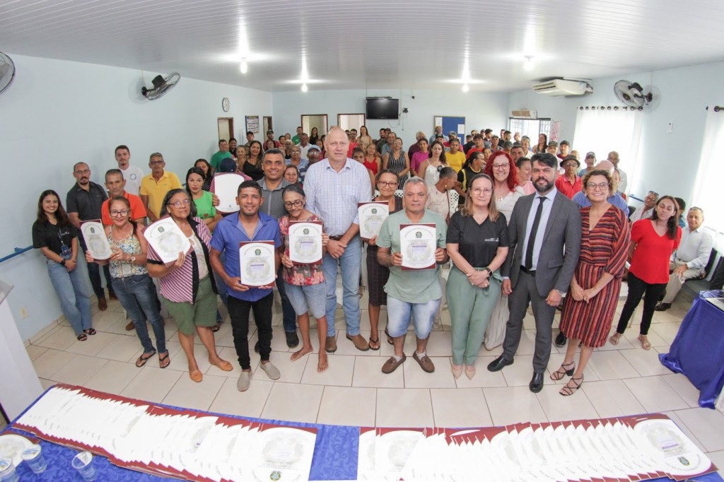 REGULARIZAÇÃO FUNDIÁRIA GARANTE SEGURANÇA JURÍDICA PARA MAIS DE 320 FAMÍLIAS DA REGIÃO NORTE DO TOCANTINS