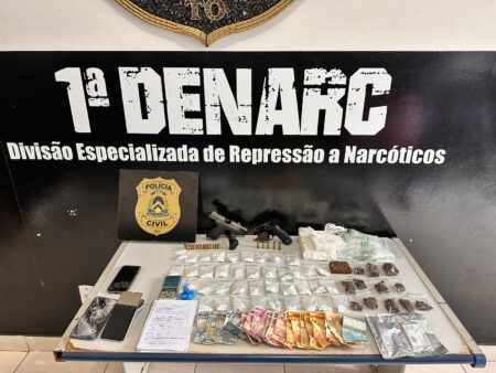 POLÍCIA CIVIL PRENDE TRÊS PESSOAS POR TRÁFICO DE DROGAS NA REGIÃO SUL DE PALMAS