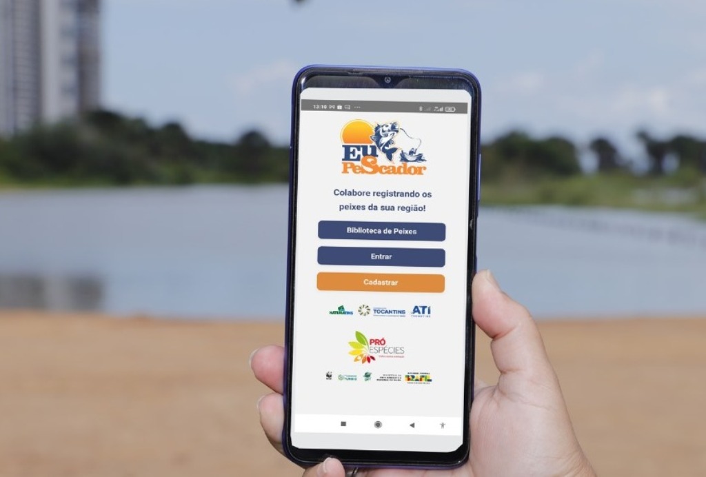 APLICATIVO DISPONIBILIZADO PELO GOVERNO DO TOCANTINS PERMITE CIDADÃO PARTICIPAR DO MONITORAMENTO PESQUEIRO