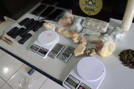 POLÍCIA CIVIL DESARTICULA PONTO DE VENDAS DE DROGAS E APREENDE MAIS DE 4KG DE ENTORPECENTES EM PALMAS