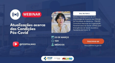INSCRIÇÕES ABERTAS PARA WEBINAR SOBRE ATUALIZAÇÕES DAS CONDIÇÕES PÓS-COVID