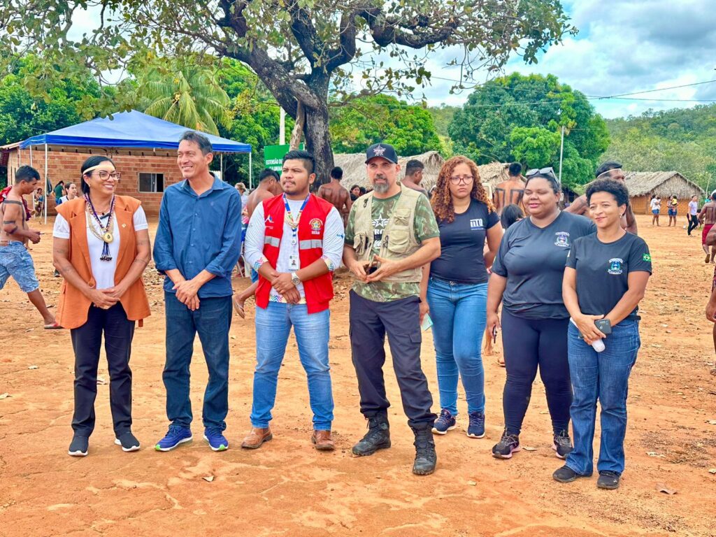 GOVERNO DO TOCANTINS LEVA AÇÕES DE CIDADANIA E SAÚDE PARA ALDEIA INDÍGENA EM TOCANTÍNIA