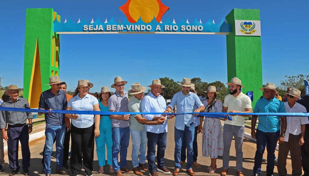 GOVERNADOR WANDERLEI BARBOSA ENTREGA OBRAS DE INFRAESTRUTURA À POPULAÇÃO DE RIO SONO AO PRESTIGIAR O 42º ANIVERSÁRIO DO MUNICÍPIO