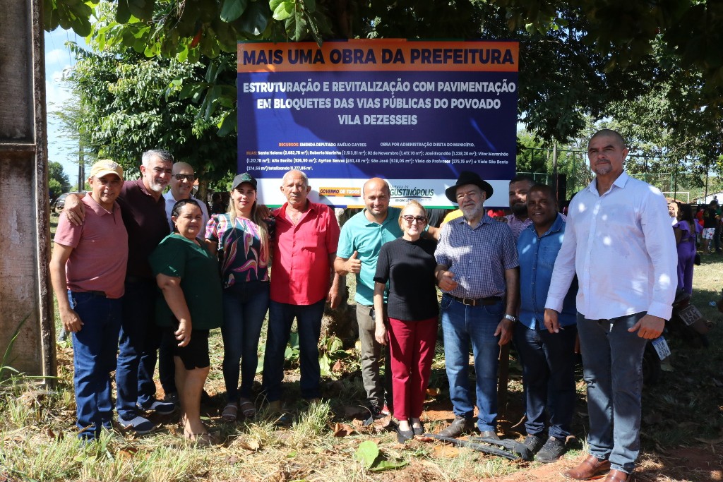 EMENDA DO DEPUTADO AMÉLIO CAYRES POSSIBILITA PAVIMENTAÇÃO DO POVOADO VILA DEZESSEIS, EM AUGUSTINÓPOLIS