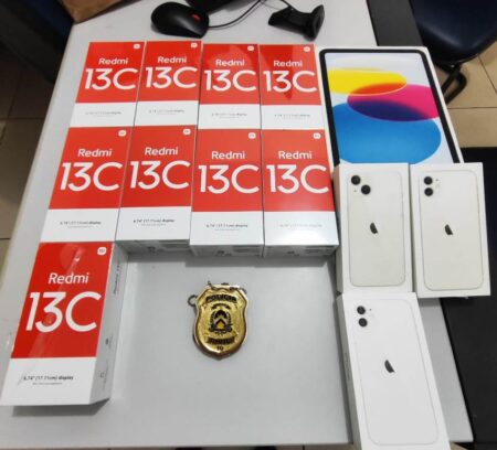 EM PORTO NACIONAL, POLÍCIA CIVIL RECUPERA 13 APARELHOS CELULARES DESVIADOS DE SEU DESTINO ORIGINAL