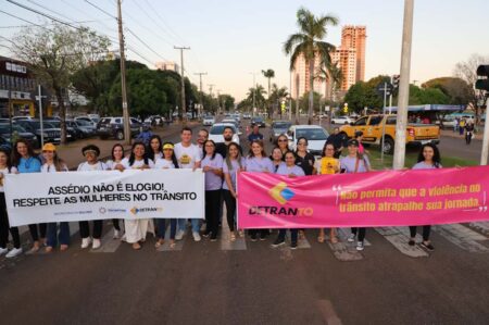 INICIATIVA DA SECRETARIA DA MULHER, EM PARCERIA COM O DETRAN, CONSCIENTIZA HOMENS E MULHERES EM TODO TOCANTINS SOBRE VIOLÊNCIA NO TRÂNSITO