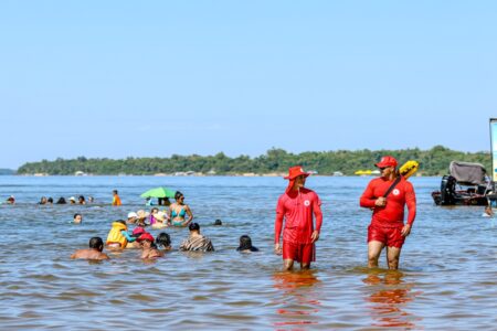 CORPO DE BOMBEIROS MILITAR CONFIRMA PRAIAS SEGURANÇAS E BANHISTAS CONSCIENTES NO TOCANTINS