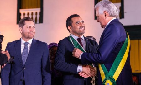 GOVERNADOR WANDERLEI BARBOSA É HOMENAGEADO EM GOIÁS POR TRABALHO PELA INTEGRAÇÃO DOS ESTADOS