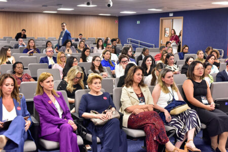 EM BRASÍLIA, DELEGADA DA POLÍCIA CIVIL PARTICIPA DA JORNADA LEI MARIA DA PENHA