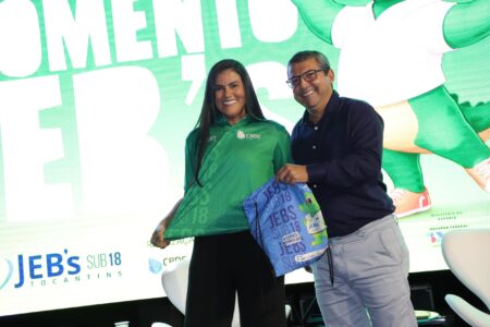 NA ABERTURA DOS JOGOS ESCOLARES BRASILEIROS, PRIMEIRA-DAMA KARYNNE SOTERO DESTACA INVESTIMENTOS DO GOVERNO DO TOCANTINS NO ESPORTE