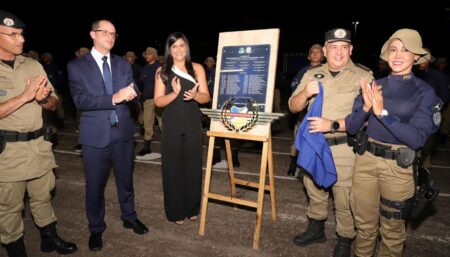 PRIMEIRA-DAMA KARYNNE SOTERO PRESTIGIA FORMATURA DE PATRULHEIROS RODOVIÁRIOS E DESTACA SEGURANÇA PÚBLICA COMO PRIORIDADE DO GOVERNO DO TOCANTINS