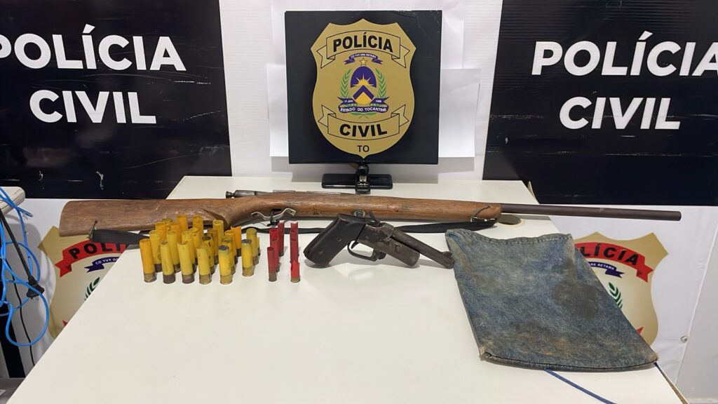 NO INTERIOR DO ESTADO, POLÍCIA CIVIL CUMPRE MANDADO DE BUSCA E APREENDE ARMAS DE FOGO E MUNIÇÕES