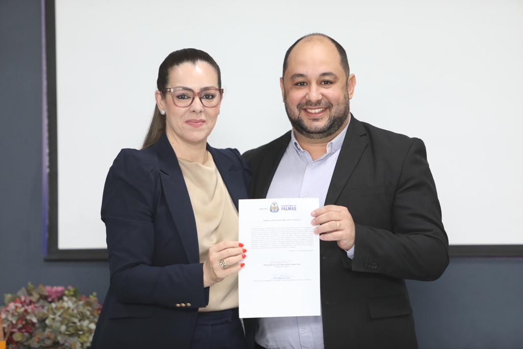 CINTHIA EMPOSSA BRUNO MARTINS VIEIRA NA PRESIDÊNCIA DO CONSELHO DE INOVAÇÃO E DESENVOLVIMENTO DE PALMAS