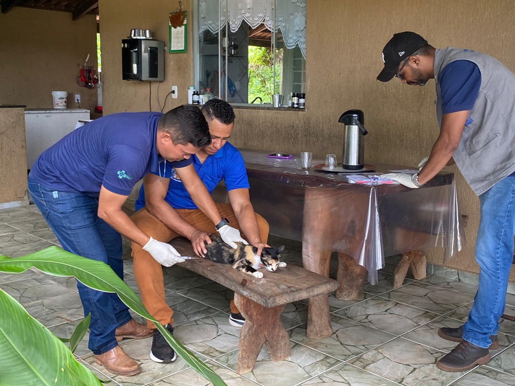 SEMUS RETOMA IMUNIZAÇÃO ANTIRRÁBICA NA ZONA RURAL DE PALMAS