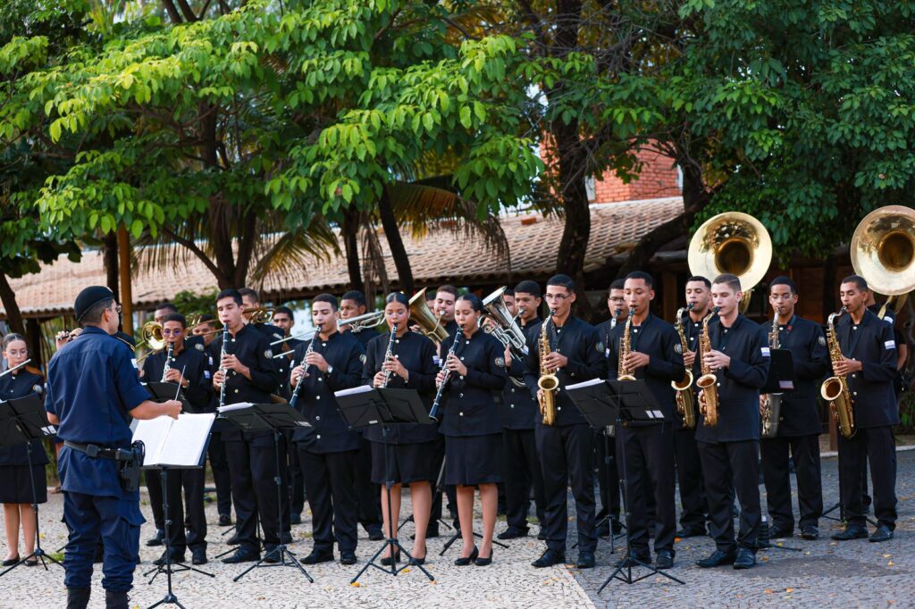 ORQUESTRA JOVEM DA GUARDA METROPOLITANA FAZ APRESENTAÇÃO EM COMEMORAÇÃO AOS 32 ANOS DO ÓRGÃO