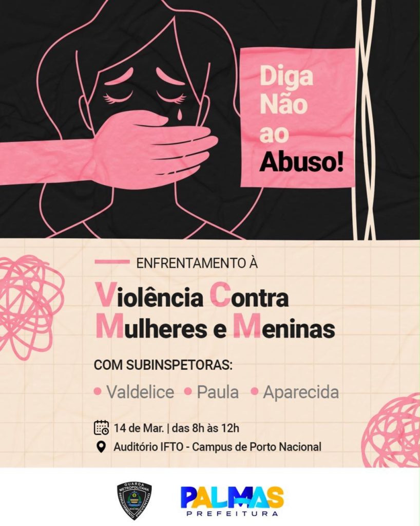 GUARDA METROPOLITANA DE PALMAS HOMENAGEIA MULHERES COM PALESTRA E CAMINHADA