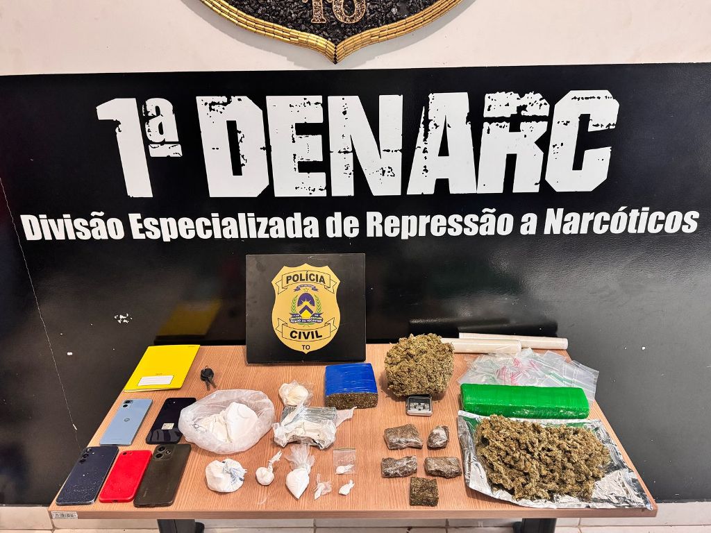 RENORCRIM: EM PALMAS, POLÍCIA CIVIL ESTOURA PONTO DE VENDA DE ENTORPECENTES E PRENDE TRAFICANTE