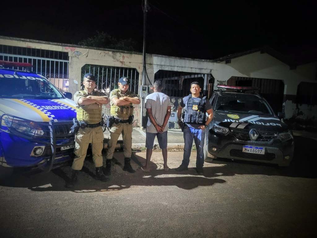 SUSPEITO DE FURTOS É PRESO EM CAMPOS LINDOS DURANTE OPERAÇÃO CONJUNTA DA POLÍCIA CIVIL E MILITAR