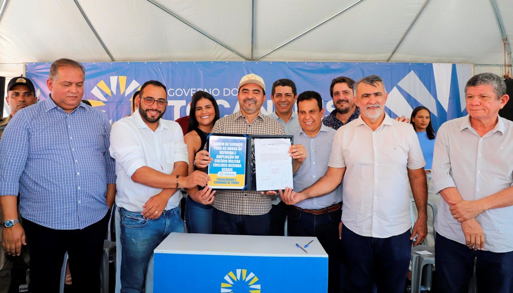 GOVERNADOR WANDERLEI BARBOSA ASSINA ORDEM DE SERVIÇO DE R$ 2,7 MILHÕES PARA REFORMA DE ESCOLA DE PARANÃ E INICIA O PROJETO OBRA TODA SEMANA