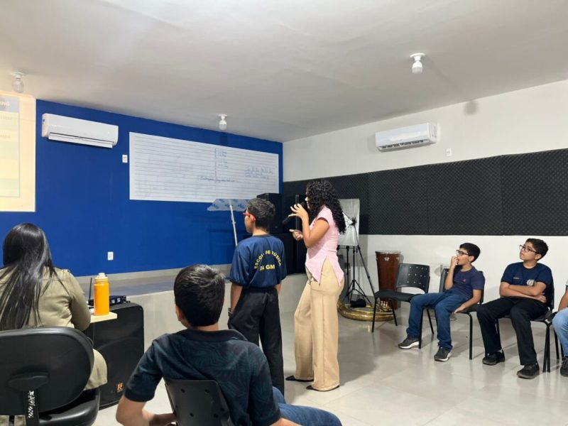 GUARDA METROPOLITANA DE PALMAS INICIA CICLO DE PALESTRAS SOBRE BULLYING PARA ALUNOS DO PROGRAMA SOCIOCULTURAL DA INSTITUIÇÃO