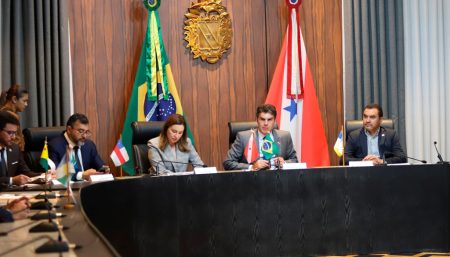 GOVERNADOR WANDERLEI BARBOSA REAFIRMA COMPROMISSO COM A PRESERVAÇÃO DA AMAZÔNIA, DURANTE REUNIÃO EM BELÉM SOBRE A COP30