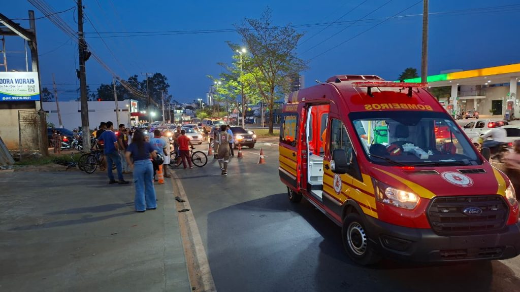 CICLISTA SOFRE FRATURA EXPOSTA APÓS COLISÃO COM CAMINHÃO EM ARAGUAÍNA