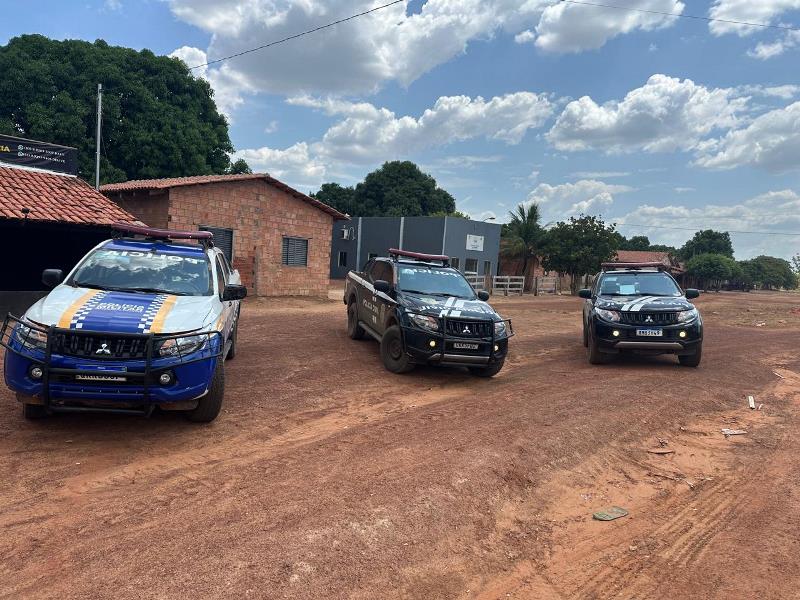 EM RIO SONO, FORÇAS DE SEGURANÇA CUMPREM MANDADO DE PRISÃO DE FORAGIDO DA JUSTIÇA CONDENADO POR CRIMES DIVERSOS