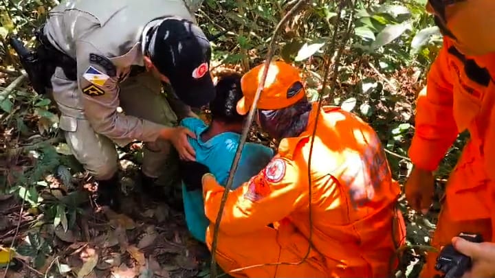 CORPO DE BOMBEIROS E PMTO RESGATAM HOMEM DESAPARECIDO DURANTE AÇÃO CONJUNTA COM CÃES E DRONES