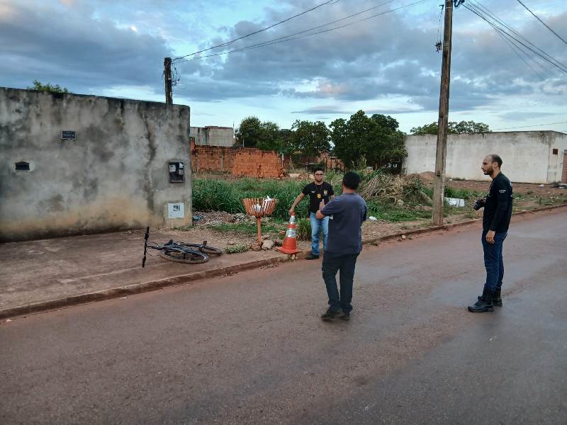 PERÍCIA E POLÍCIA CIVIL REALIZAM REPRODUÇÃO SIMULADA DE ACIDENTE QUE MATOU IDOSO EM PALMAS
