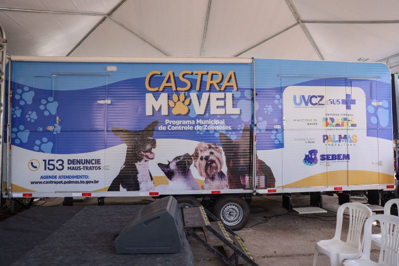 CASTRAMÓVEL ENTRA EM OPERAÇÃO PARA REFORÇAR AÇÕES DE SAÚDE PÚBLICA E CONTROLE DE ZOONOSES EM PALMAS