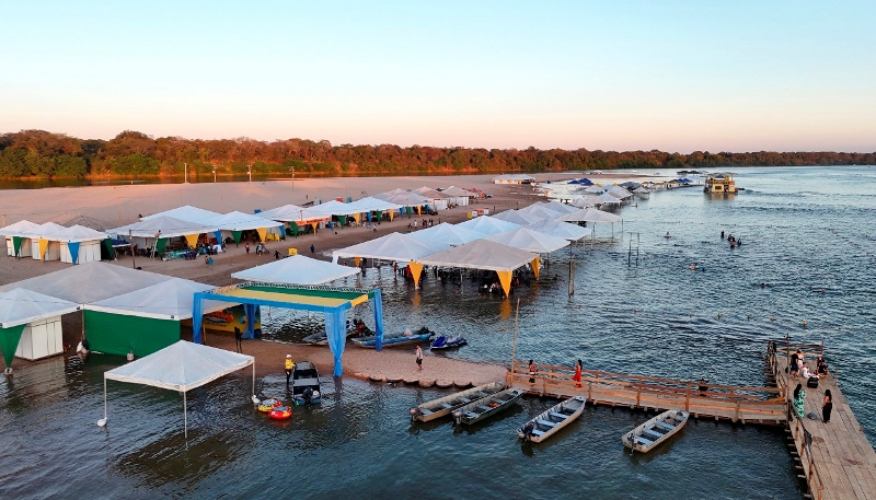 FÉRIAS DE JANEIRO IMPULSIONAM VISITAÇÃO ÀS PRAIAS DO TOCANTINS