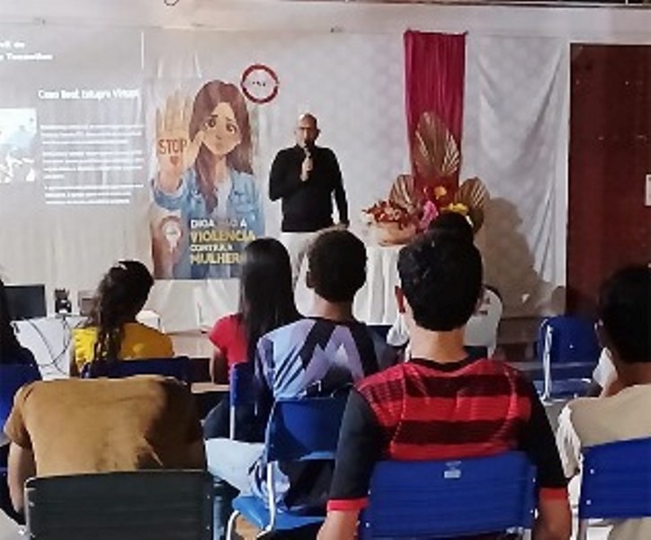 PALESTRA EM ESCOLA DE PARAÍSO ORIENTA ALUNOS SOBRE COMBATE AO BULLYING E PREVENÇÃO À VIOLÊNCIA CONTRA A MULHER