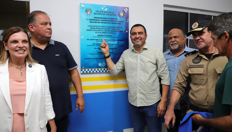 GOVERNADOR WANDERLEI BARBOSA ENTREGA 1ª COMPANHIA INDEPENDENTE DA PM EM FORMOSO DO ARAGUAIA E ANUNCIA NOVOS INVESTIMENTOS PARA A SEGURANÇA PÚBLICA