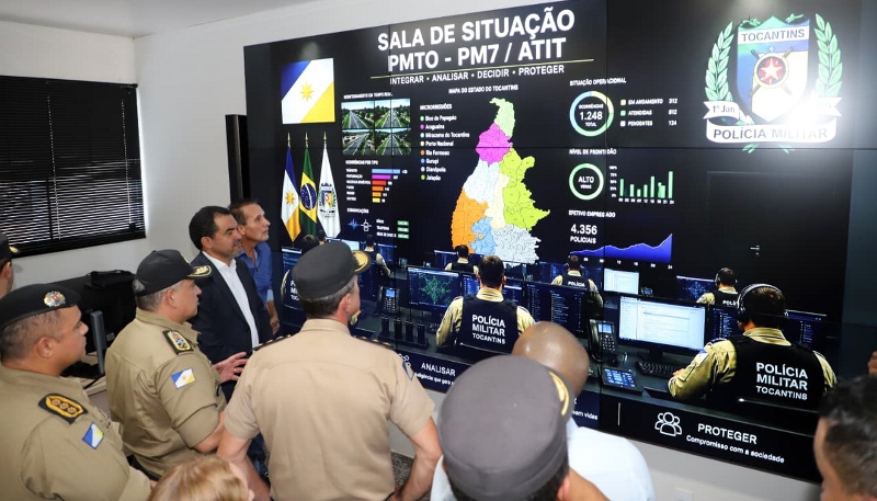 COM INVESTIMENTO DE R$ 23,6 MILHÕES, GOVERNADOR WANDERLEI BARBOSA ENTREGA EQUIPAMENTOS À POLÍCIA MILITAR E INAUGURA SALA DE SITUAÇÃO