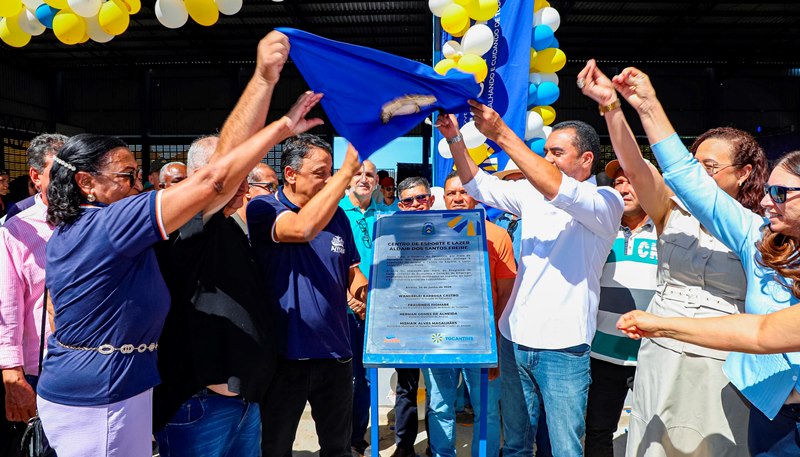 GOVERNADOR WANDERLEI BARBOSA INAUGURA 1º CENTRO DE ESPORTE E LAZER DE ARRAIAS E FORTALECE INFRAESTRUTURA ESPORTIVA NA REGIÃO