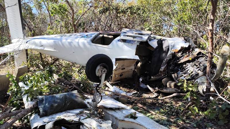 QUEDA DE AVIÃO DE PEQUENO PORTE EM PALMAS DEIXA DOIS MORTOS E UM FERIDO